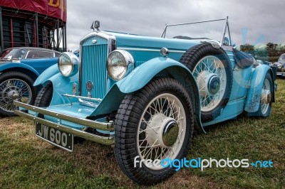 Wolsley Hornet In A Car Park At Goodwood Stock Photo