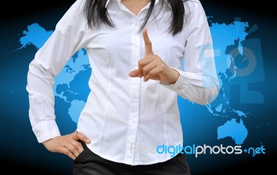 Woman Hand Show 1 Stock Photo