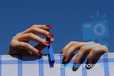 Woman Hands Stock Photo