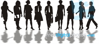 Women In Business Suits Stock Image