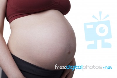 Wonderful Pregnant Woman Stock Photo