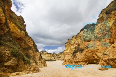 Wonderfull Portuguese Beach Stock Photo