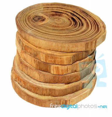 Wood Slices Stock Photo