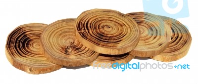 Wood Slices Stock Photo