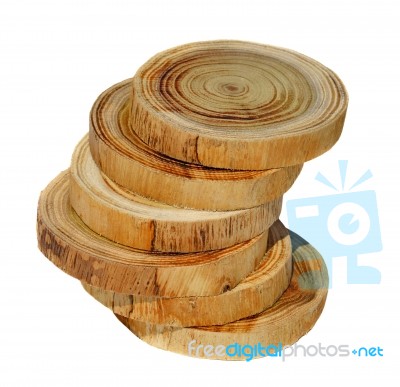 Wood Slices Stock Photo