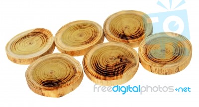 Wood Slices Stock Photo