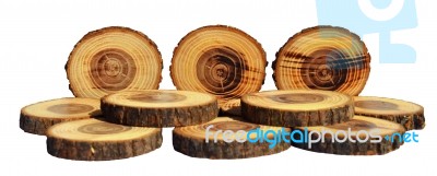 Wood Slices Stock Photo