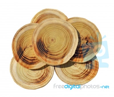 Wood Slices Stock Photo