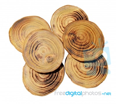 Wood Slices Stock Photo