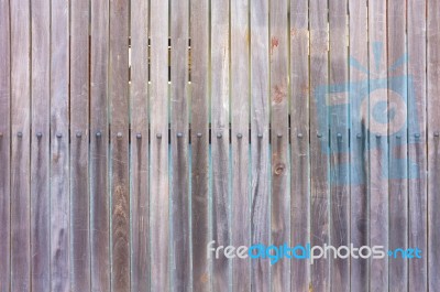 Wooden Fence Stock Photo