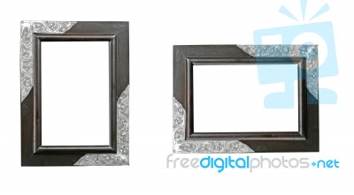 Wooden Frame Stock Photo