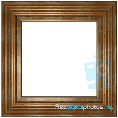 Wooden Frame Stock Photo