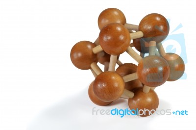 Wooden Logic Toys Stock Photo