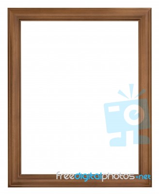 Wooden Picture Frame Stock Photo