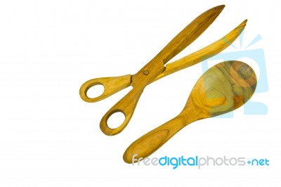 Wooden Spoon Stock Photo