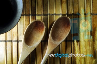 Wooden Spoons Stock Photo