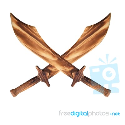 Wooden Sword  Stock Photo