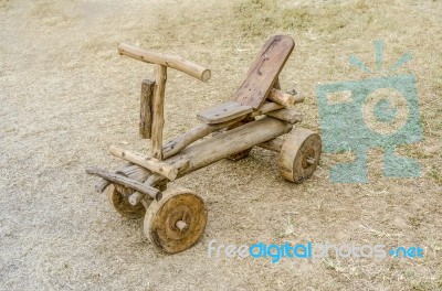 Wooden Toys Stock Photo