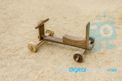 Wooden Toys Stock Photo