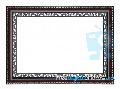 Wooden Vintage Frame Stock Photo