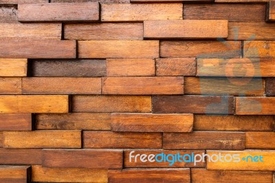 Wooden Wall Stock Photo