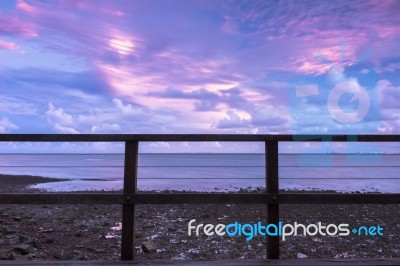 Woody Point Jetty At Sunset Stock Photo