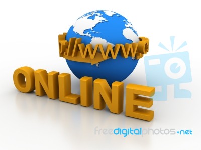 Word Online Stock Image