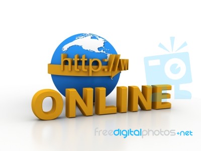 Word Online Stock Image