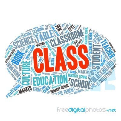 Words Cloud Related To Education And Relevant Stock Image