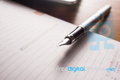 Working Desk Space Stock Photo