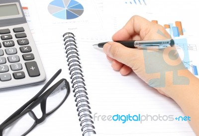 Working Financial Stock Photo