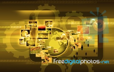 World Business And Technology Stock Photo