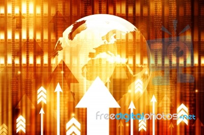 World Business Background Stock Image