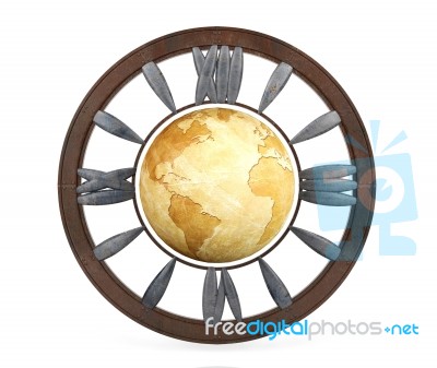 World Clock Stock Image