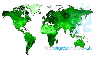 World Map Stock Image