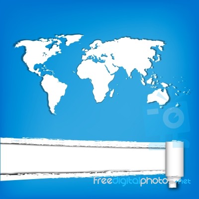 World Map Stock Image