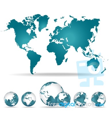 World Map Stock Image