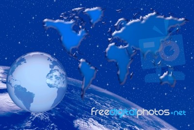 World Map Stock Image