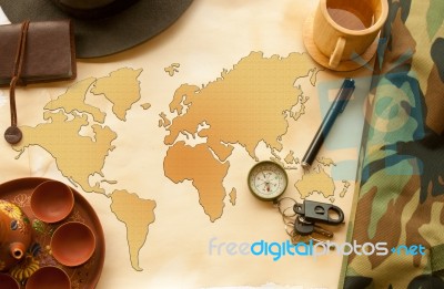 World Map Stock Photo