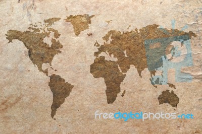 World Map Stock Image