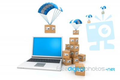 World Wide Cargo Transportation Stock Image