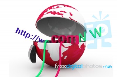 World Wide Web Internet Concept Stock Image