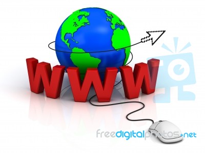 World Wide Web Internet Concept Stock Image