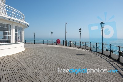 Worthing, West Sussex/uk - April 20 : View Of Worthing Pier In W… Stock Photo