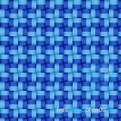 Woven Blue Pattern Stock Image