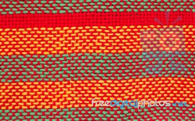 Woven Texture Background On Loom Stock Photo