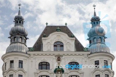 Wustenrot Building In Vienna Stock Photo