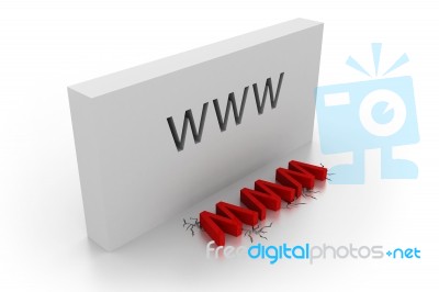 Www Concept Stock Image