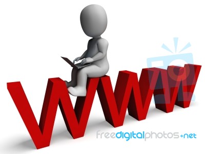 Www Shows World Wide Web Stock Image