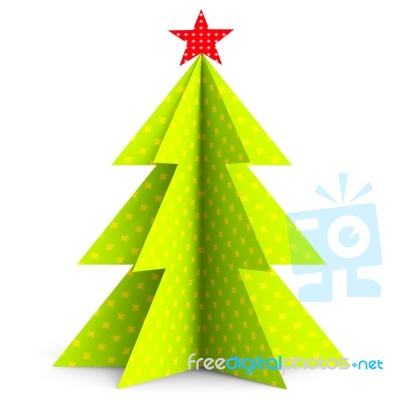 Xmas Tree Means Merry Christmas And Backdrop Stock Image